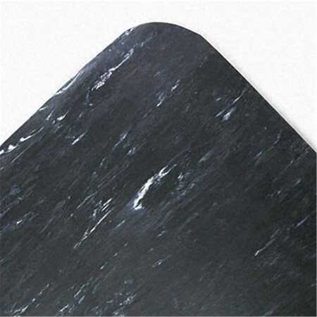 H2H Cushion-Step Mat- Rubber- 36 x 60- Marbleized Black H2192648